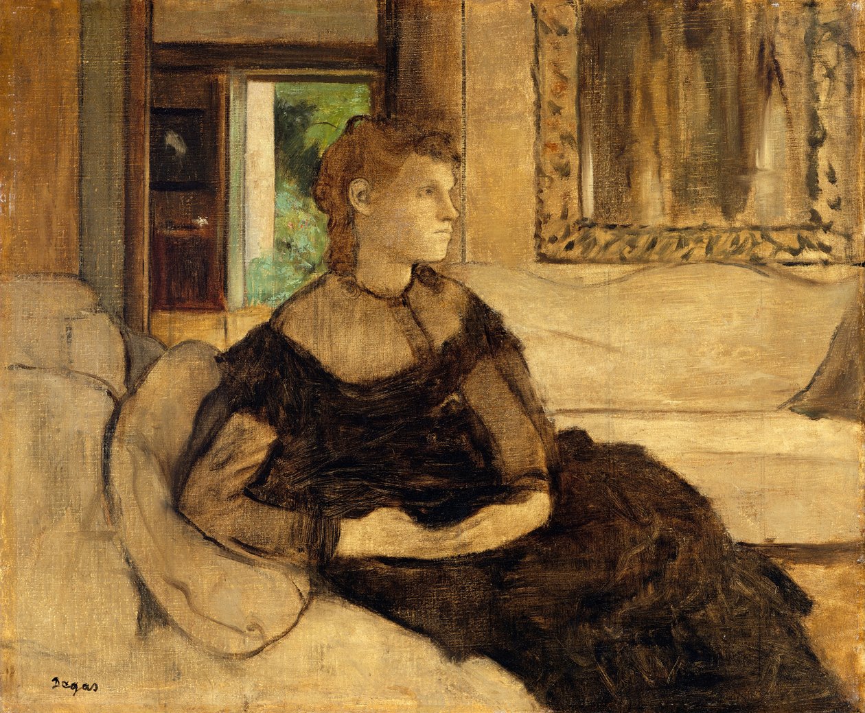 Madame Théodore Gobillard av Edgar Degas