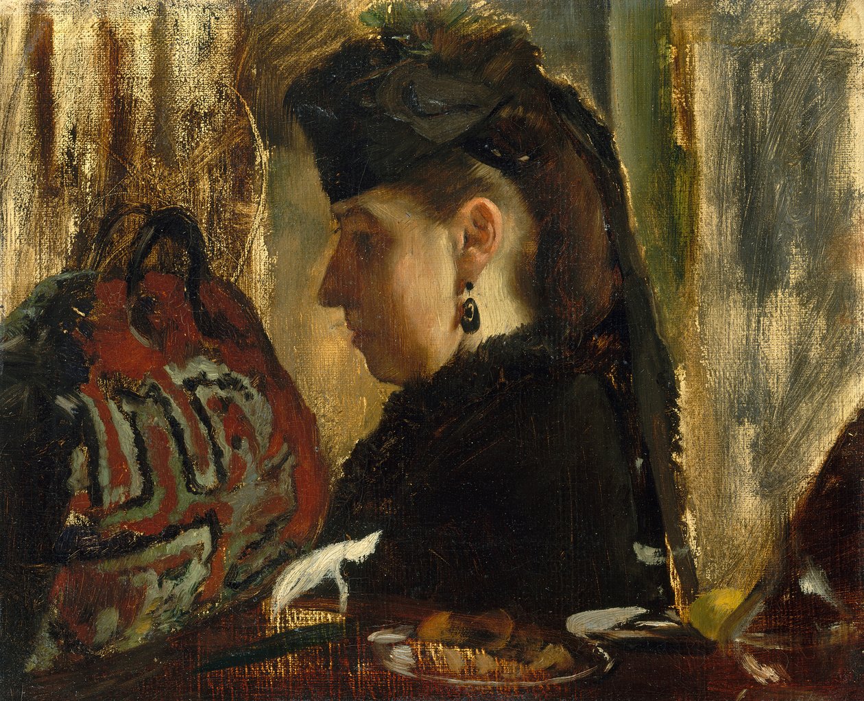 Fröken Marie Dihau 1843-1935, 1867-68. av Edgar Degas