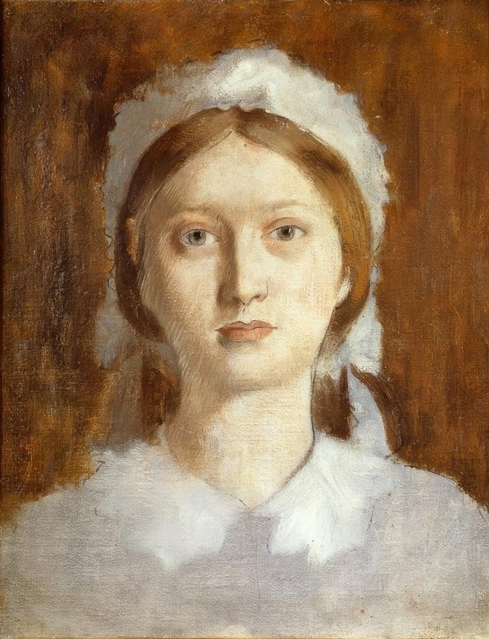 Marguerite De Gas (1842-1895), konstnärens syster, senare av Edgar Degas