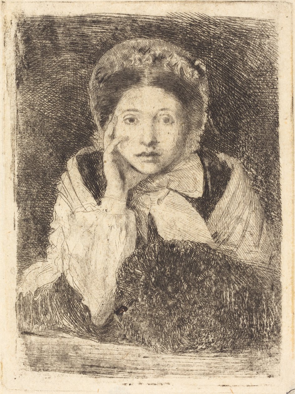 Marguerite De Gas, konstnärens syster av Edgar Degas
