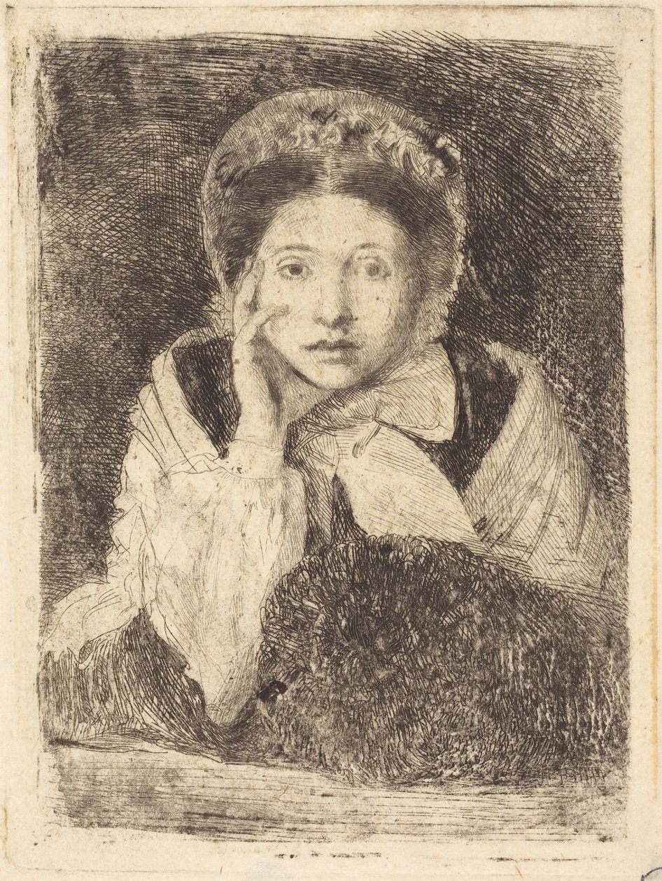 Marguerite De Gas, konstnärens syster (Marguerite De Gas, soeur de l