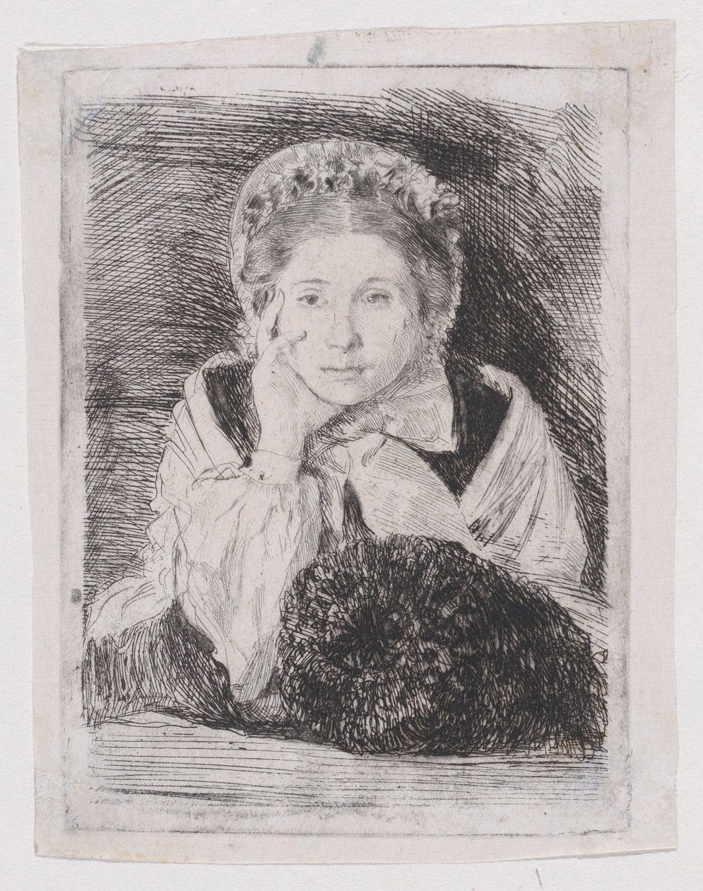 Marguerite De Gas, konstnärens syster av Edgar Degas