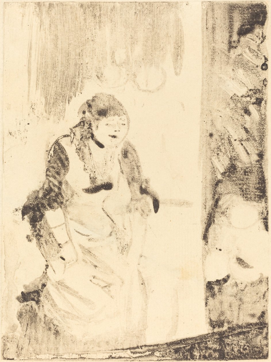 fröken Bécat, c. 18771878. av Edgar Degas