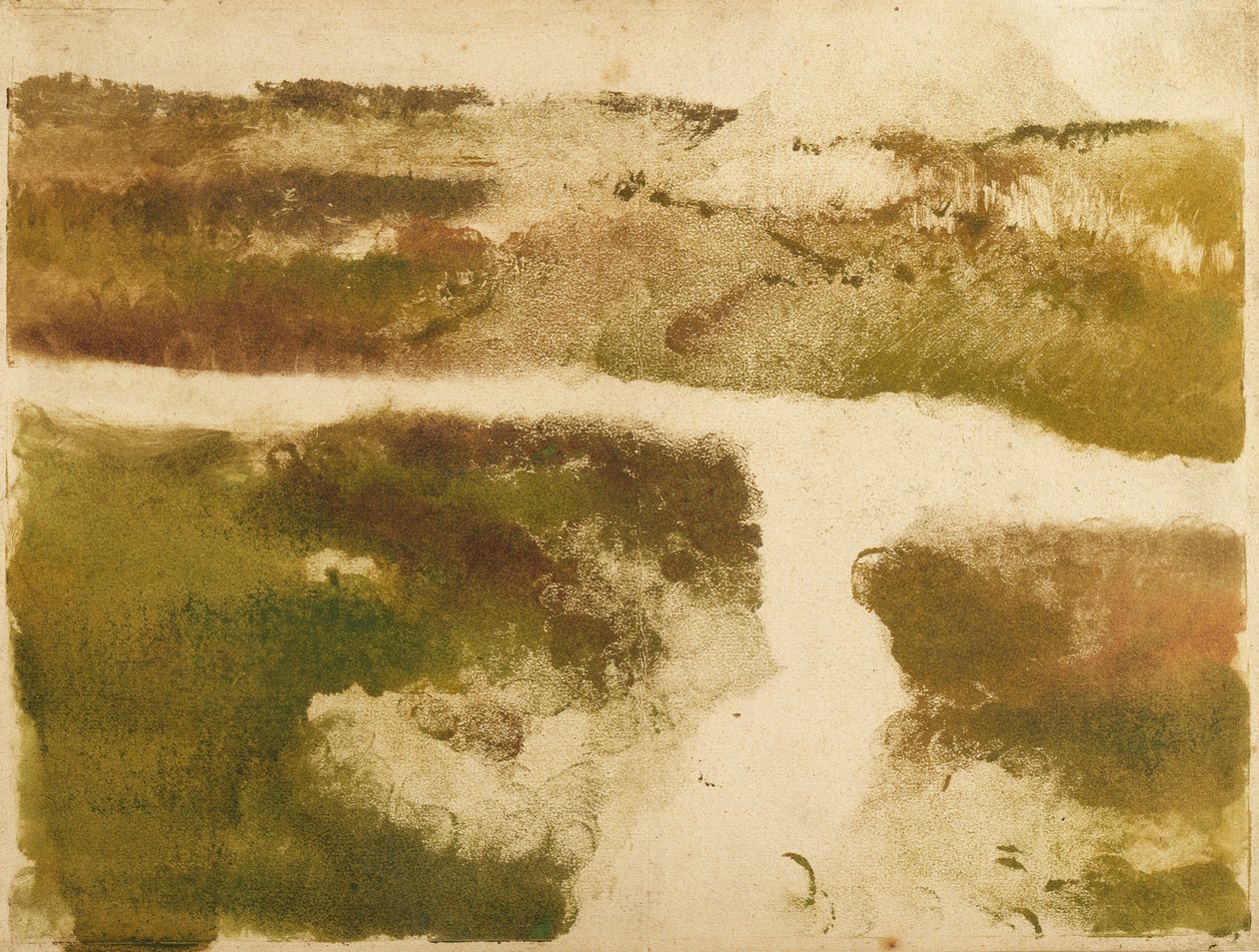 Bergslandskap av Edgar Degas