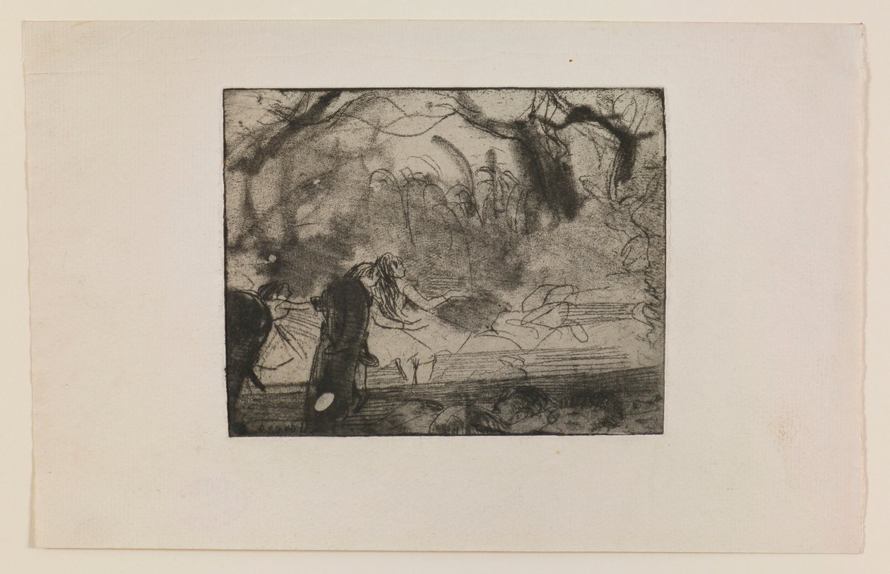 På scen III av Edgar Degas