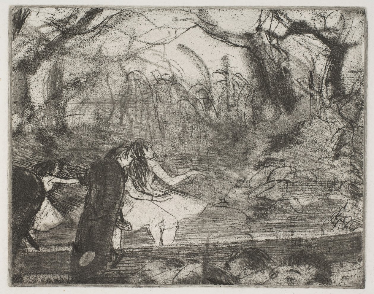På etapp III, 1876-77. av Edgar Degas