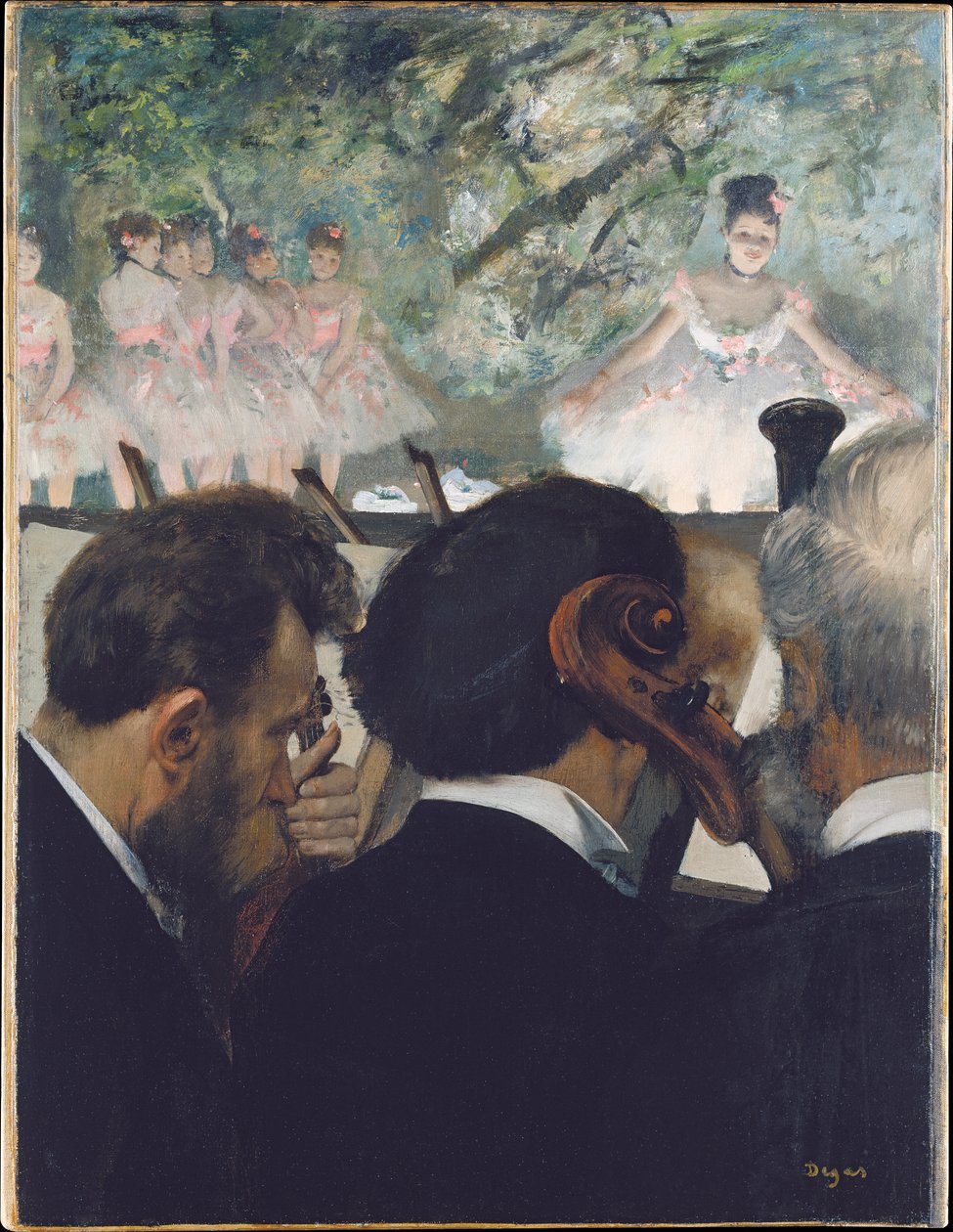Orkestermusiker av Edgar Degas