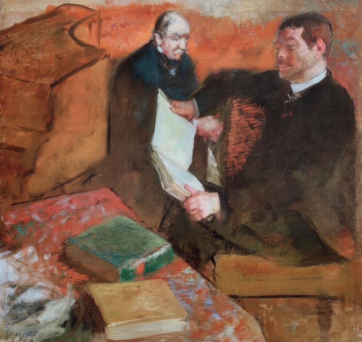 Pagans och Degas far av Edgar Degas