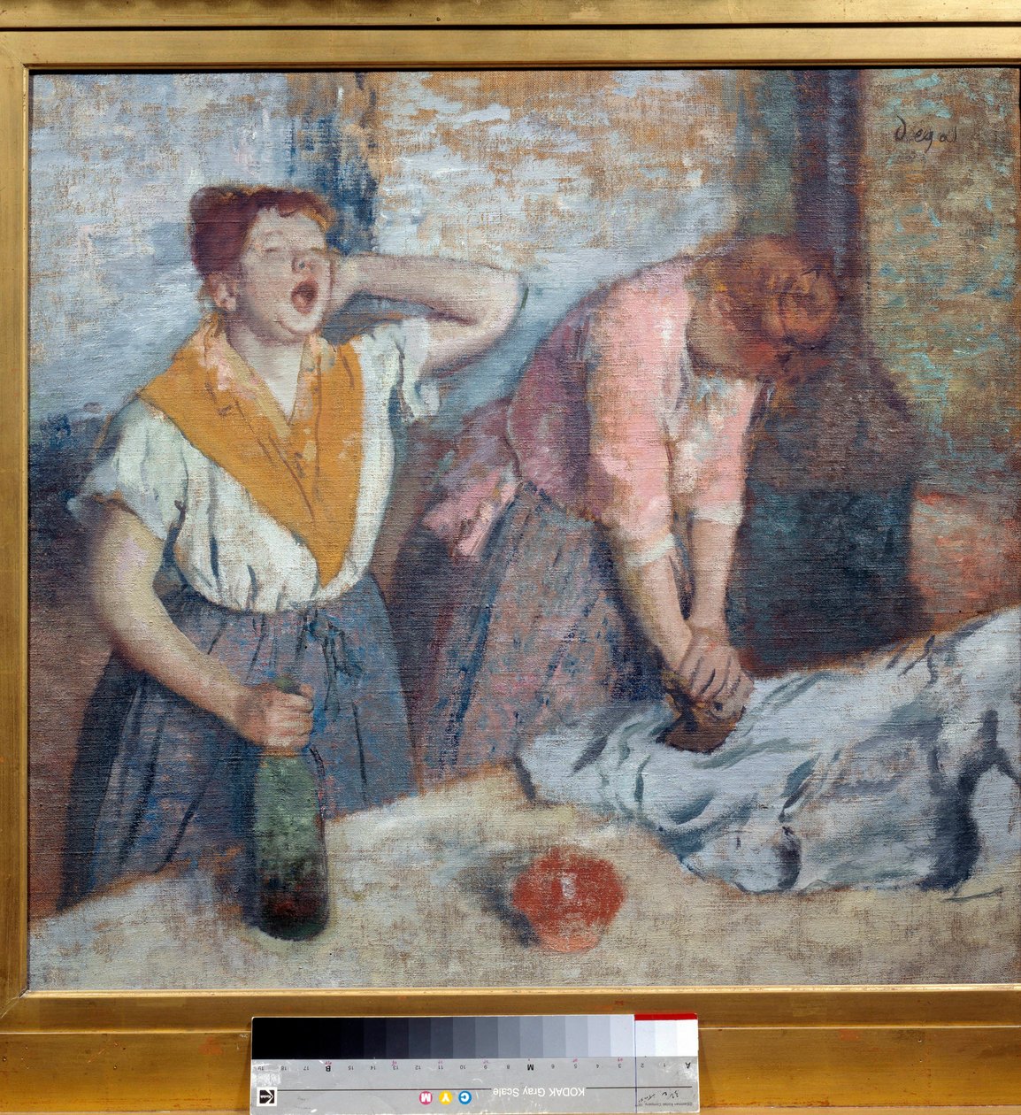 Målningar av Edgar Degas (1834-1917). 1884/86. Sol. 0,76 x 0,81 m. Paris, Musée d
