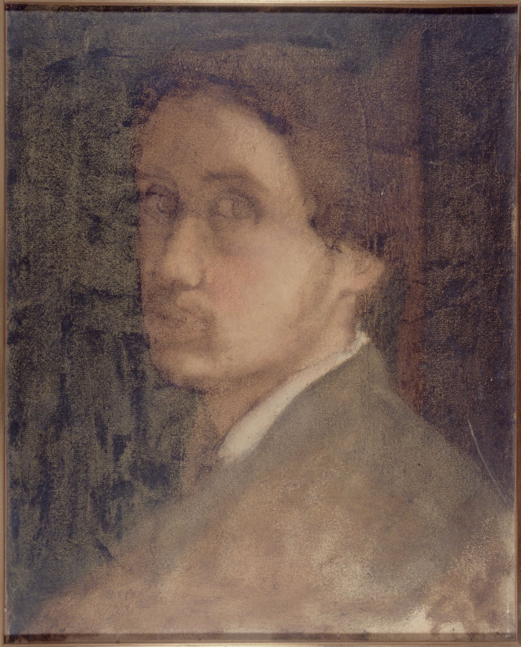 Porträtt av konstnären av Edgar Degas