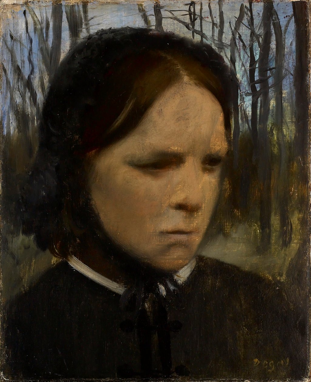 Porträtt av Estelle Balfour av Edgar Degas