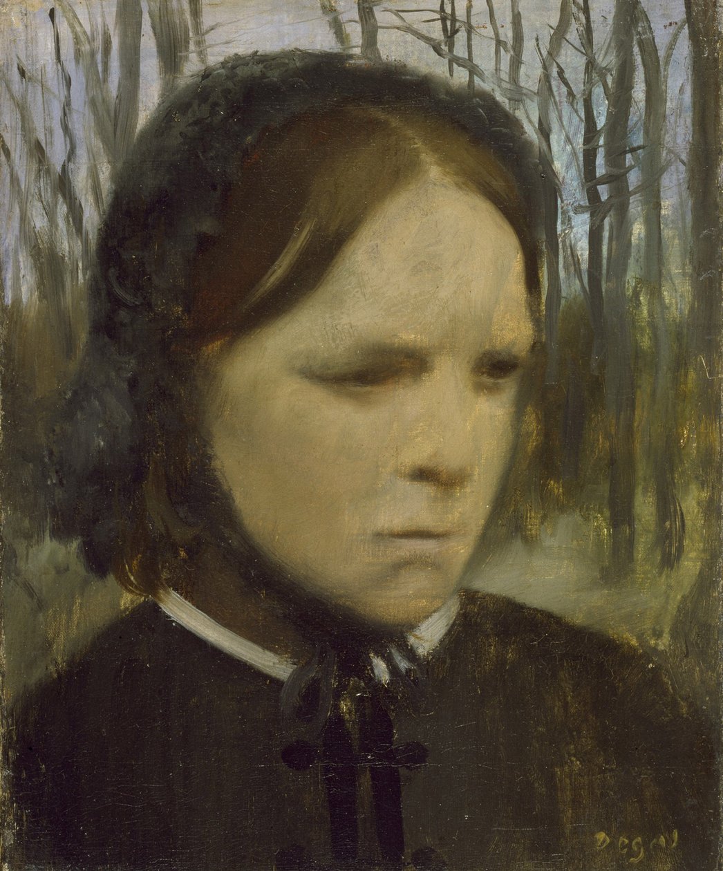 Porträtt av Estelle Balfour, 1863-65 av Edgar Degas