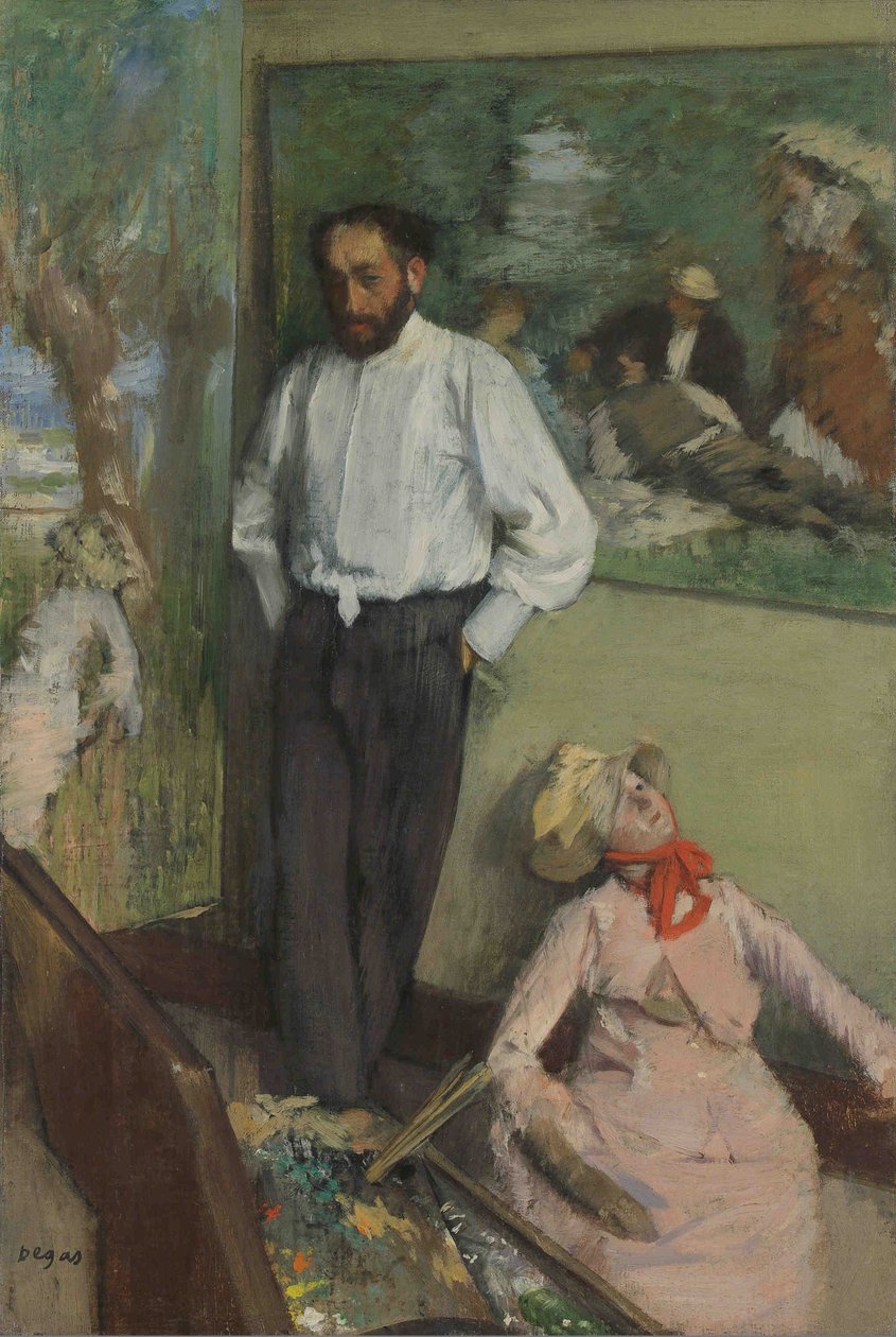 Porträtt av Henri Michel-Lévy 1844-1914, ca 1878. av Edgar Degas