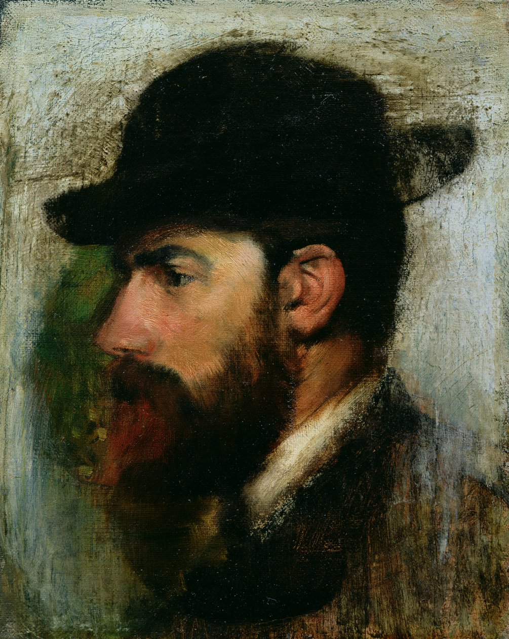 Porträtt av Henri Rouart (1833-1912) 1871 av Edgar Degas