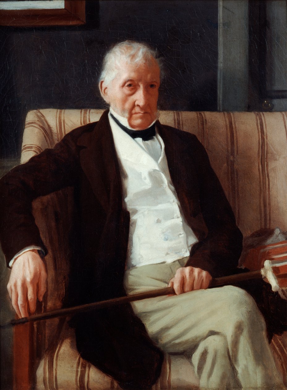 Porträtt av Hilaire de Gas, farfar till konstnären, 1857 av Edgar Degas