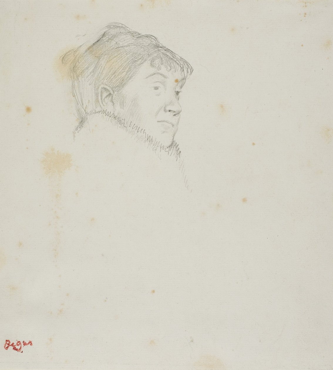 Porträtt av Madame Dietz-Monnin av Edgar Degas