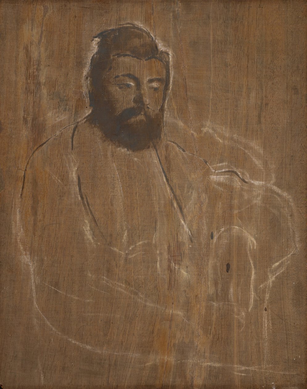 Porträtt av en man av Edgar Degas
