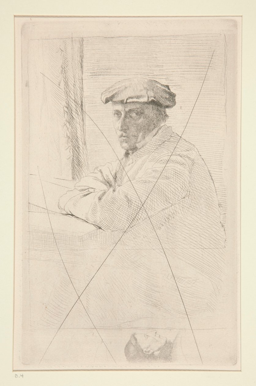 Porträtt av gravören Joseph Tourny av Edgar Degas