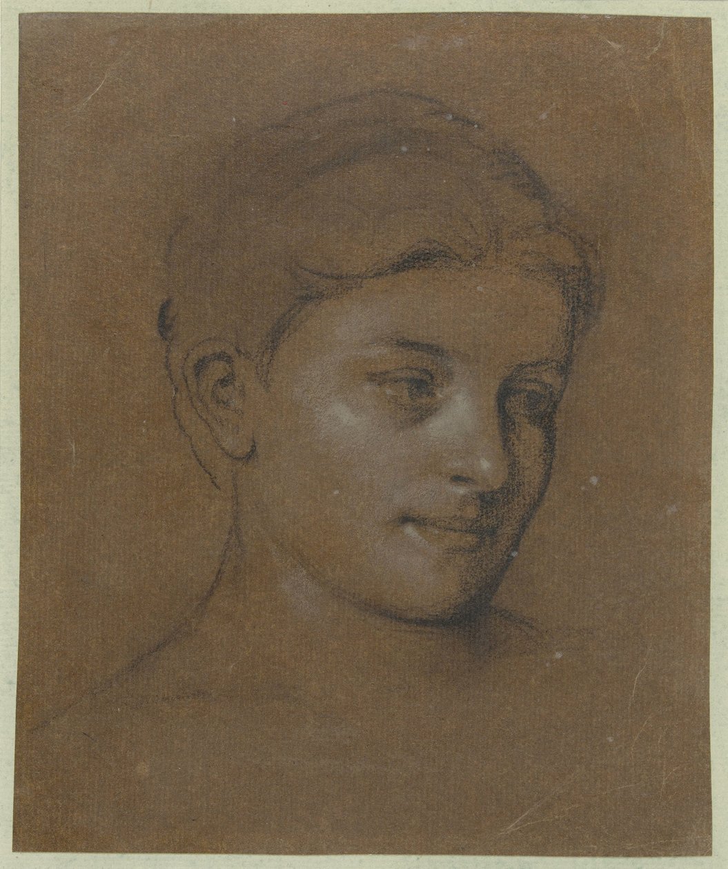 Porträtt av en kvinna av Edgar Degas