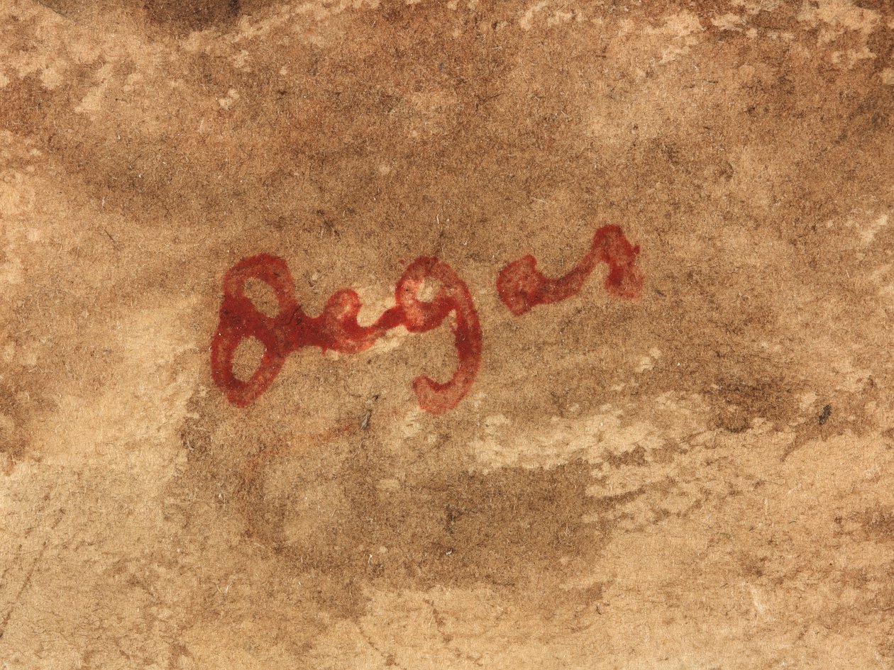Stenar vid Bagnoles-De-L"Orne av Edgar Degas