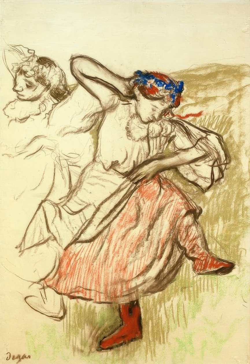 Ryska dansare av Edgar Degas