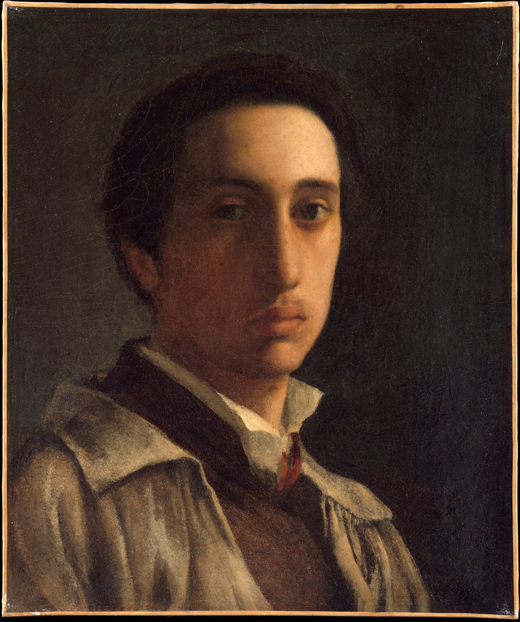 Självporträtt av Edgar Degas