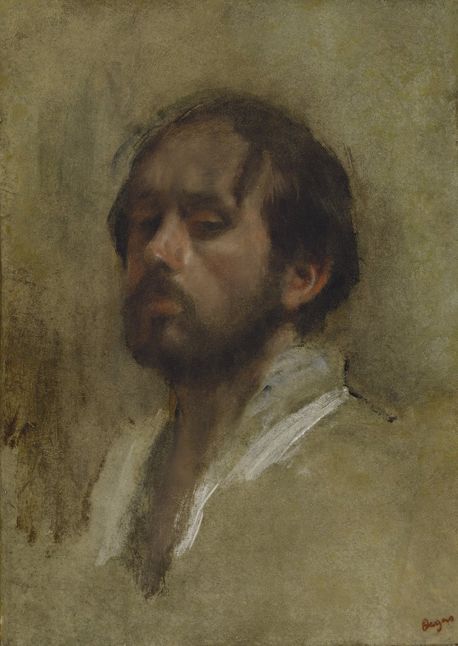 Självporträtt av Edgar Degas