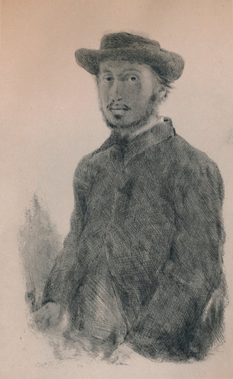 Självporträtt, ca 1860-talet, 1946 av Edgar Degas