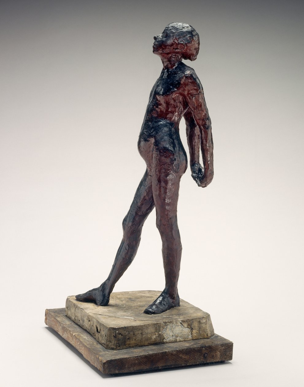 Studera i naken av Little Dancer i åldern fjorton Naken Little Dancer, ca. 1878-1881. av Edgar Degas