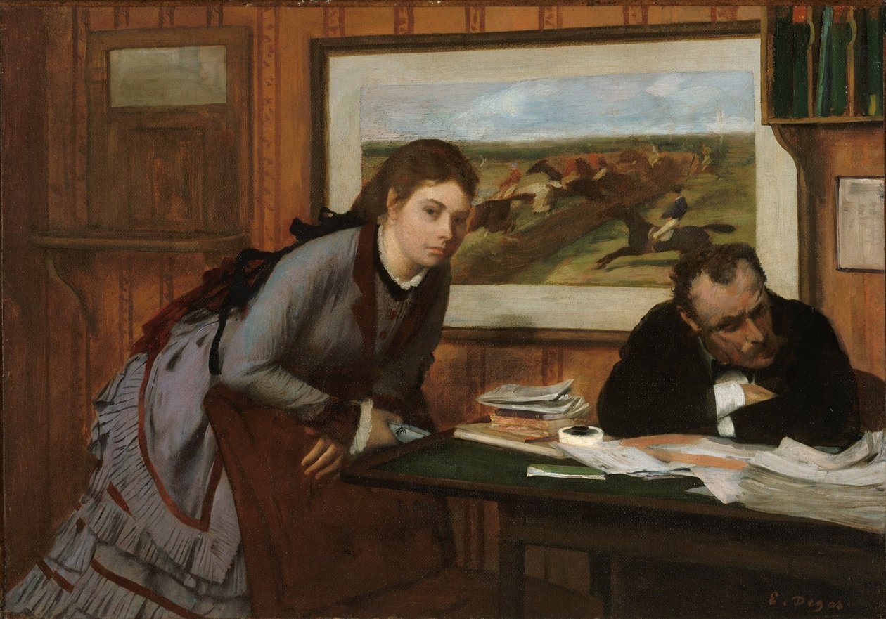 Sulking, ca 1870 av Edgar Degas
