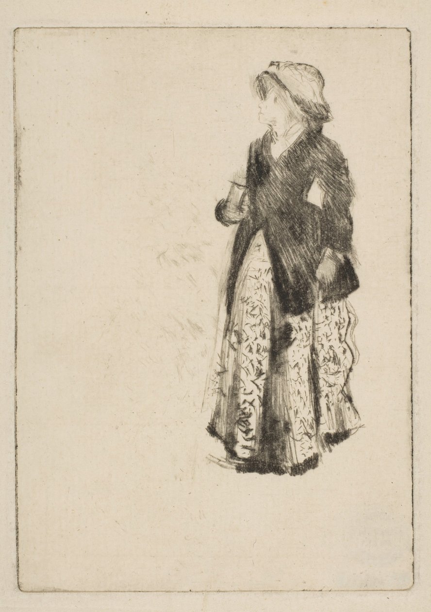 Skådespelerskan Ellen Andrée, 1879. av Edgar Degas