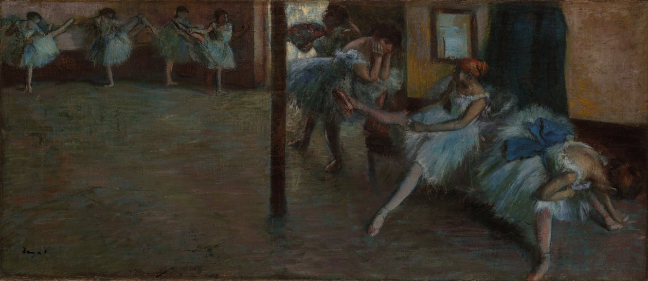 Balettrepetitionen av Edgar Degas