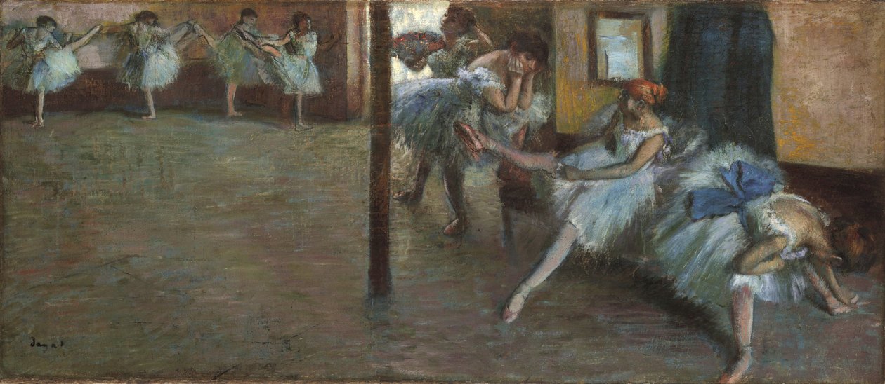 Balettrepetitionen, c.1891 av Edgar Degas