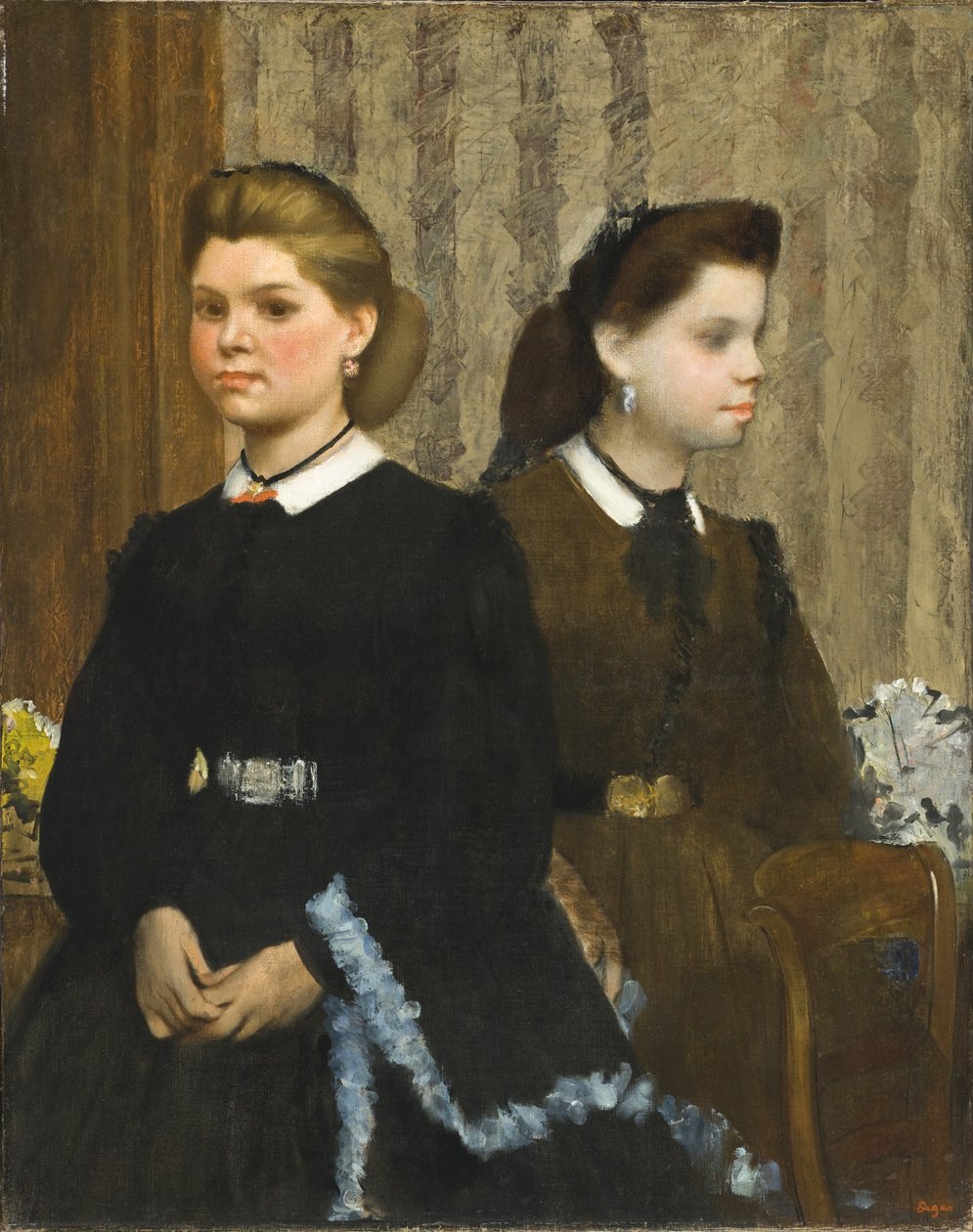 The Bellelli Sisters (Giovanna och Giuliana Bellelli) av Edgar Degas
