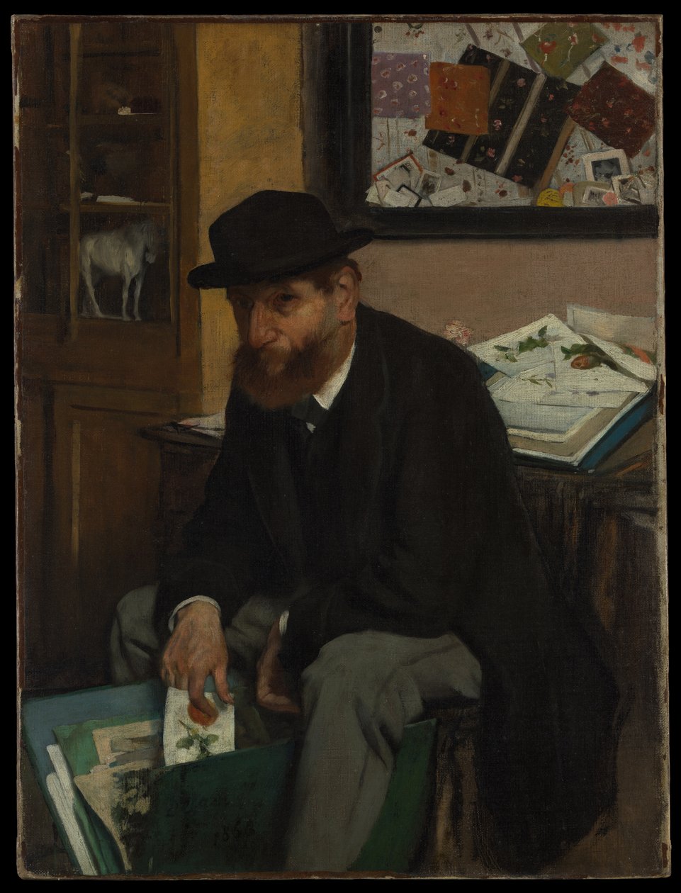 Samlaren av tryck av Edgar Degas