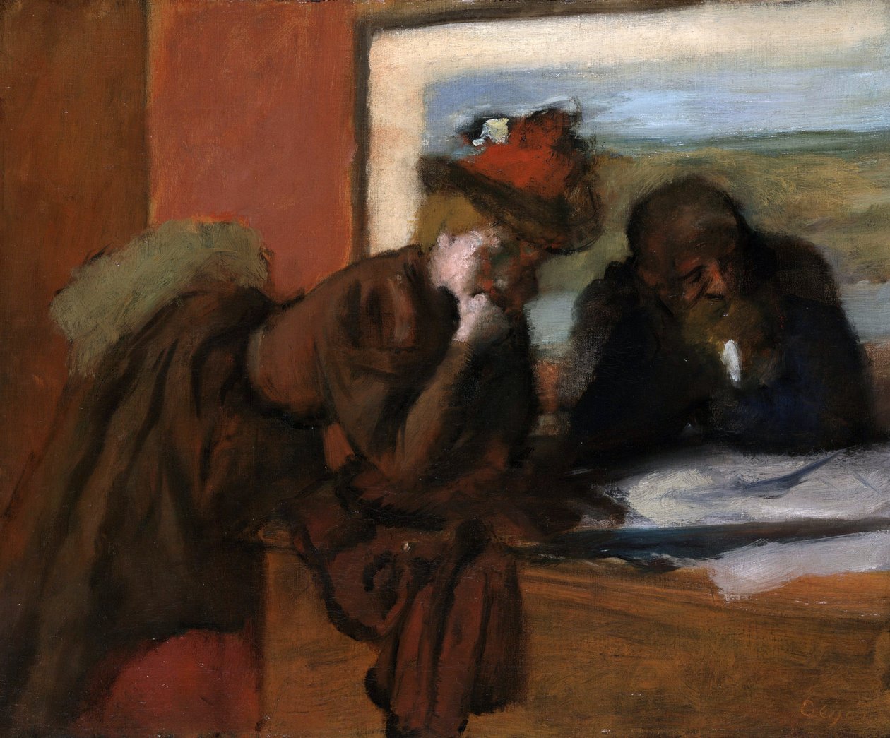 Konversationen av Edgar Degas