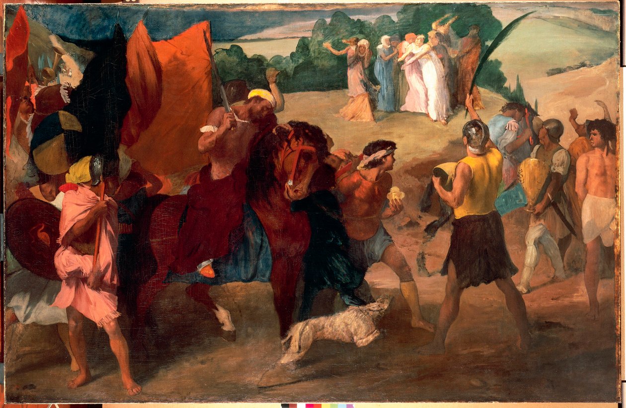 Jeftas dotter av Edgar Degas
