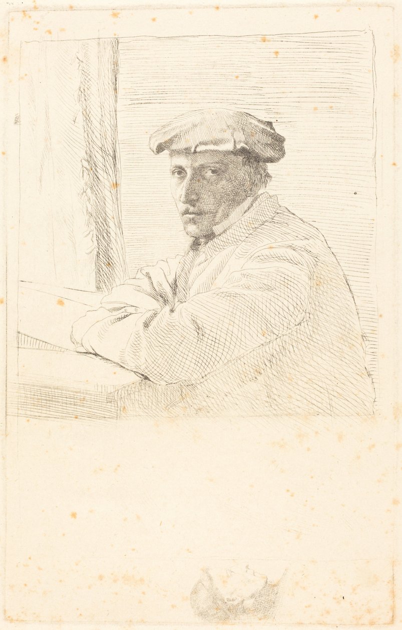 Gravören Joseph Tourny (Le graveur Joseph Tourny) av Edgar Degas