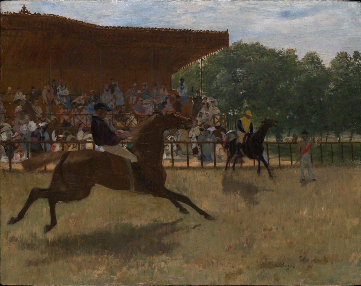 Tjuvstarten av Edgar Degas