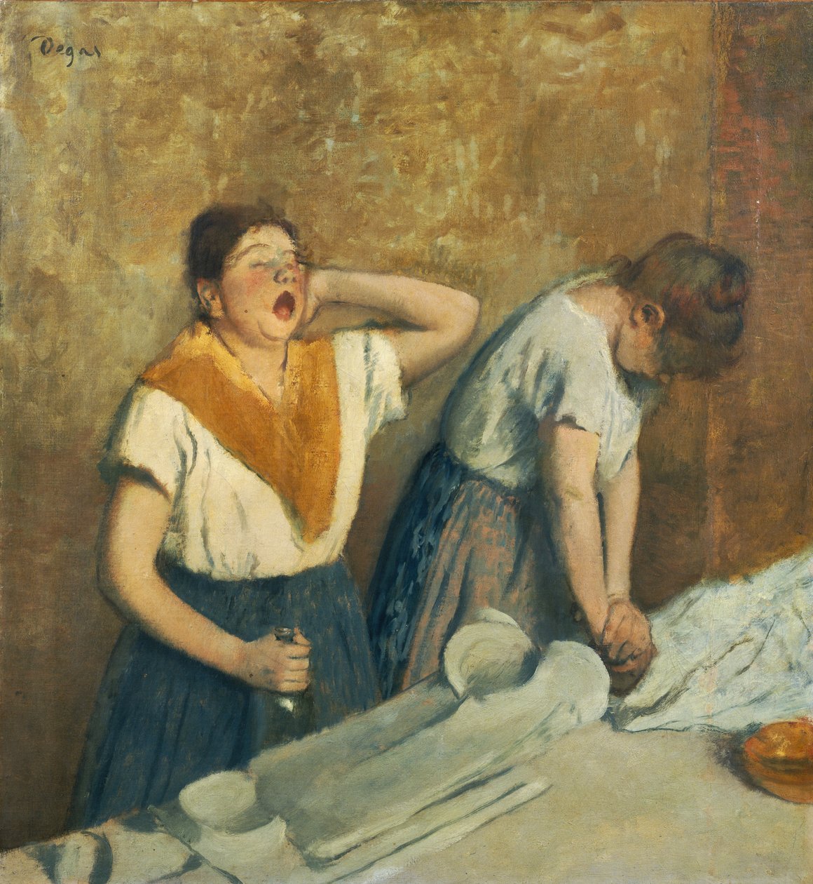 Tvätterskorna av Edgar Degas