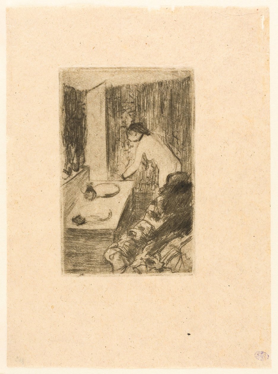 Lilla omklädningsrummet av Edgar Degas