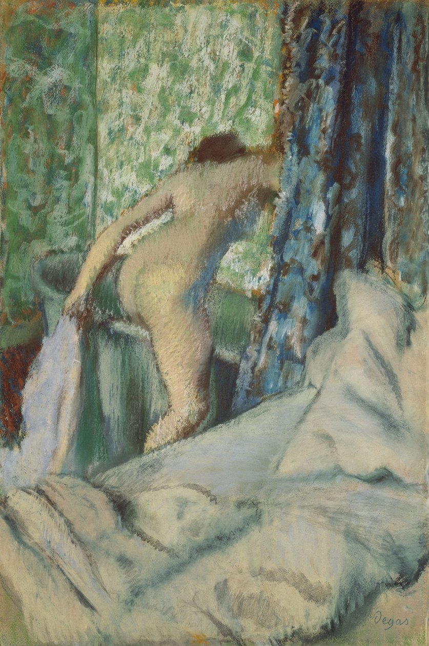 Morgonbadet av Edgar Degas