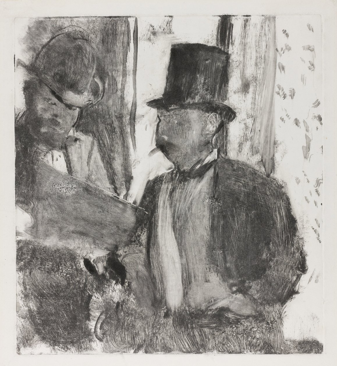 De två kännarna, ca 1880 av Edgar Degas