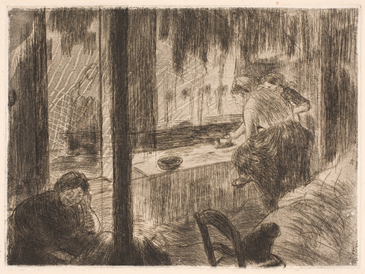 Tvätterskorna av Edgar Degas