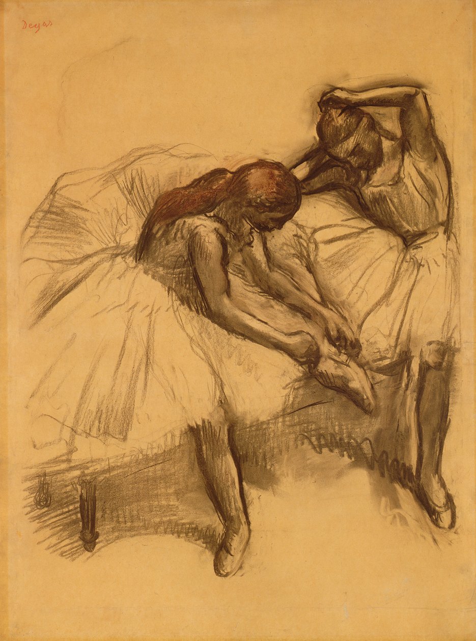 Två dansare, 1905 av Edgar Degas