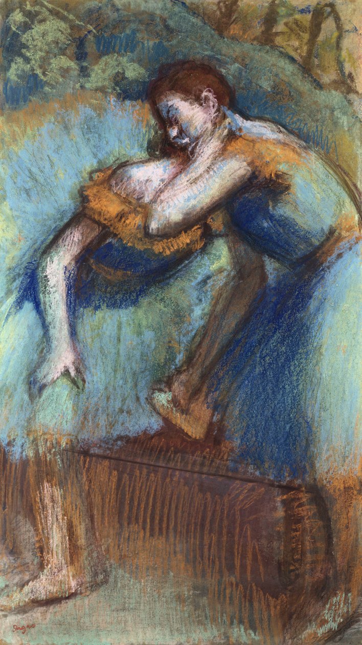 Två dansare, ca 1891 av Edgar Degas