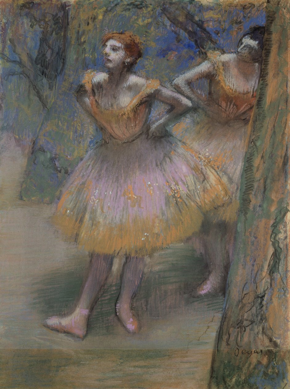 Två dansare, c.1893-?98 av Edgar Degas