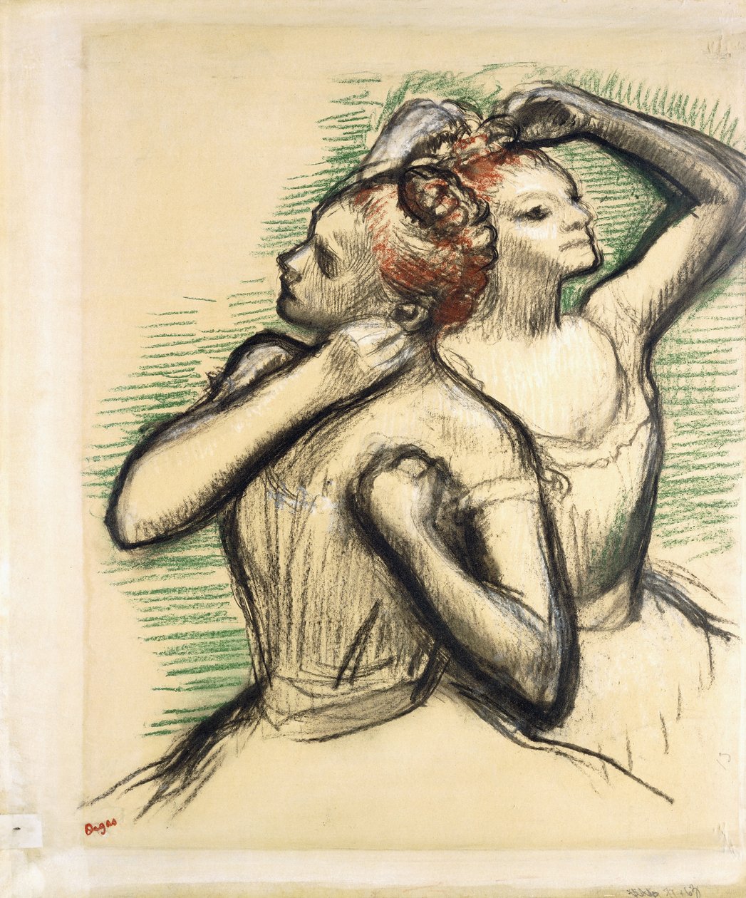 Två dansare, ca 1897 av Edgar Degas