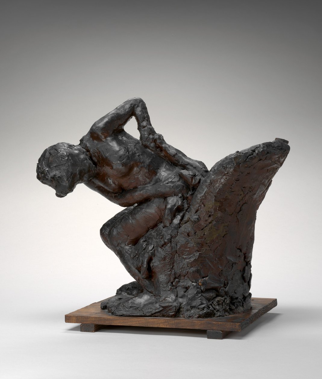 Kvinna som sitter och torkar sin vänstra höft, 1890-talet 1911. av Edgar Degas
