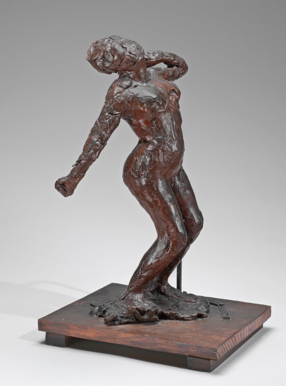 Kvinna Stretching av Edgar Degas
